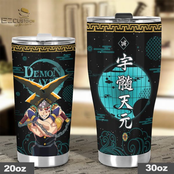 tengen uzui travel mug ideal tumbler for your demon slayer collections wqgyt