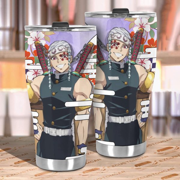 tengen uzui tumbler cups custom demon slayers anime car accessories kcsok
