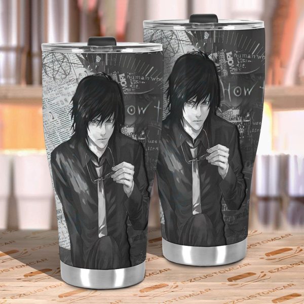 teru mikami car tumbler cup cutsom death note anime car accessories 8jhaq