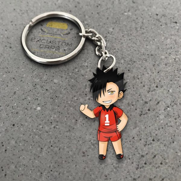 TetsurÅ Kuroo Keychains Custom Nekoma High Haikyuu Car Accessories
