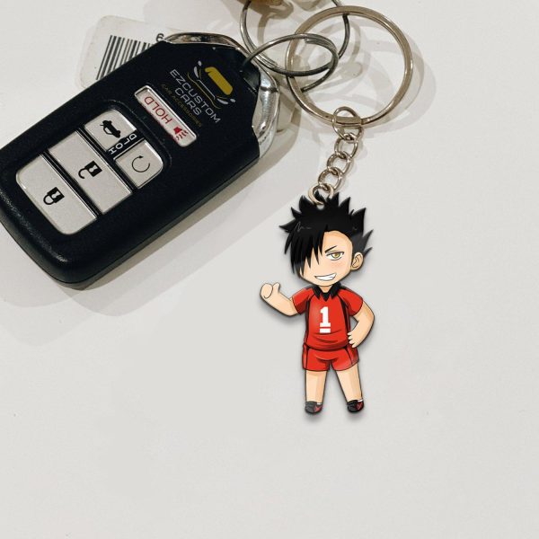TetsurÅ Kuroo Keychains Custom Nekoma High Haikyuu Car Accessories