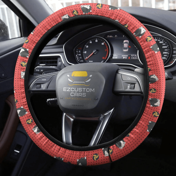 tetsuro kuroo anime steering wheel cover custom haikyuu anime car accessories jd0au
