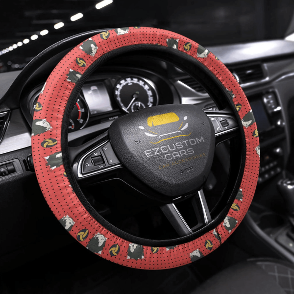 Toru Oikawa Anime Steering Wheel Cover Custom Haikyuu Anime Car Accessories