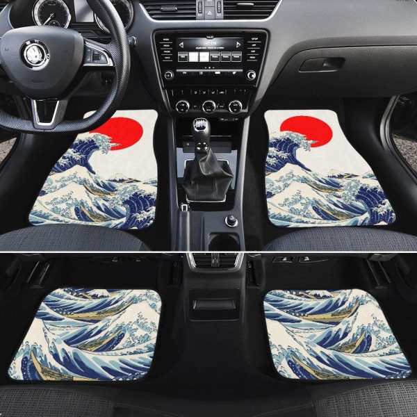 the great wave off kanagawa custom car floor mats uuf14