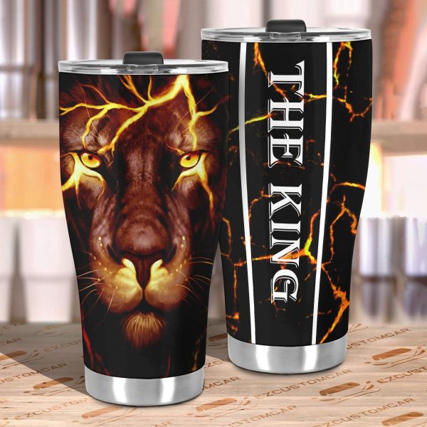 the king lion car tumbler cup custom lion car accessories 6ydpq