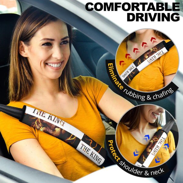 The King Lion Seat Belt Covers Custom Lion Car Accessories