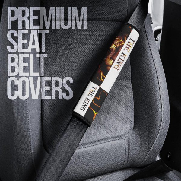 the king lion seat belt covers custom lion car accessories snptf