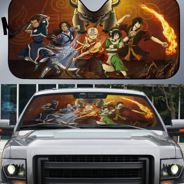 The Last Airbender Anime Car Sun Shade The Last Airbender Anime Car Sun Shade