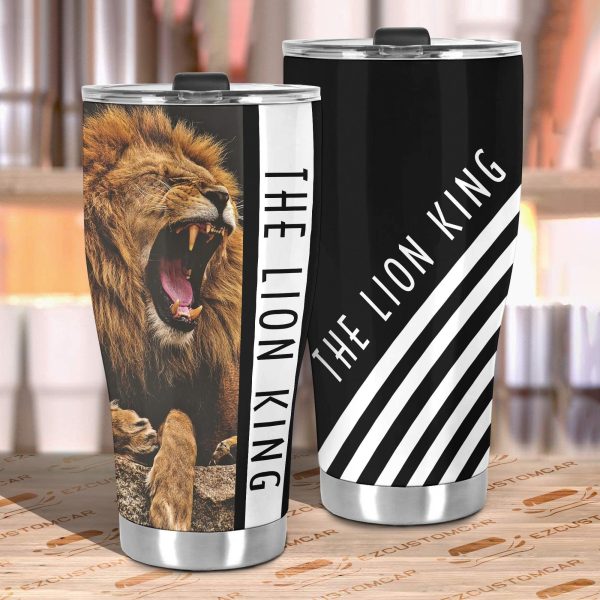 the lion king car tumbler cup custom lion car accessories jnqld