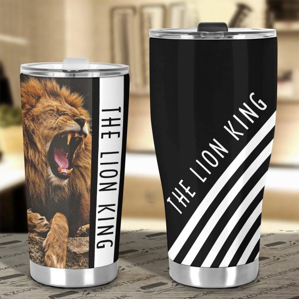 the lion king car tumbler cup custom lion car accessories v3css