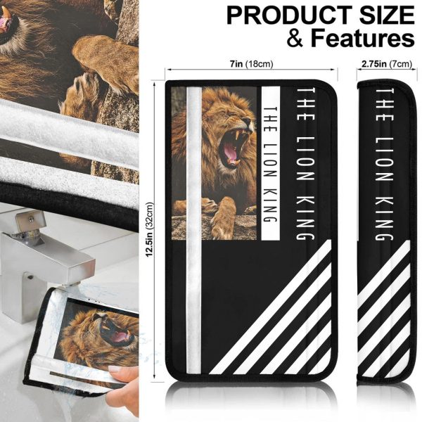 the lion king seat belt covers custom lion car accessories djz5u