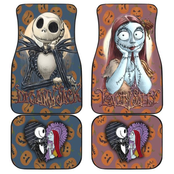 The Nightmare Before Christmas Car Accessories Halloween Car Floor Mats Sally