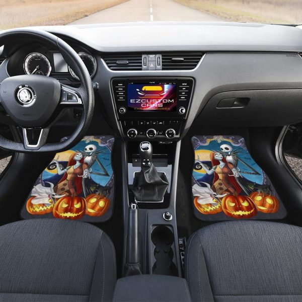the nightmare before christmas car accessories halloween car floor mats jack skellington and sally dcizw