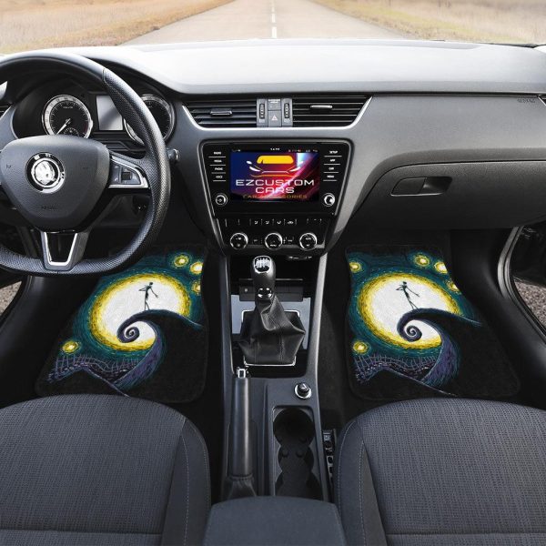 the nightmare before christmas car accessories halloween car floor mats jack skellington art ftonl