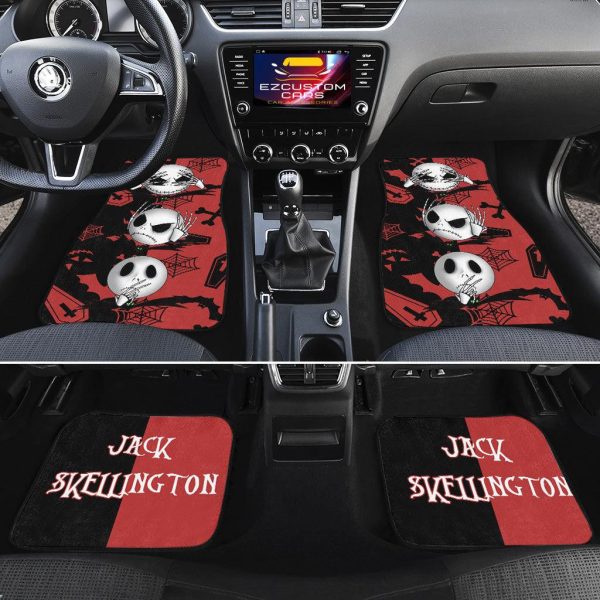 the nightmare before christmas car accessories halloween car floor mats jack skellington head l9ler