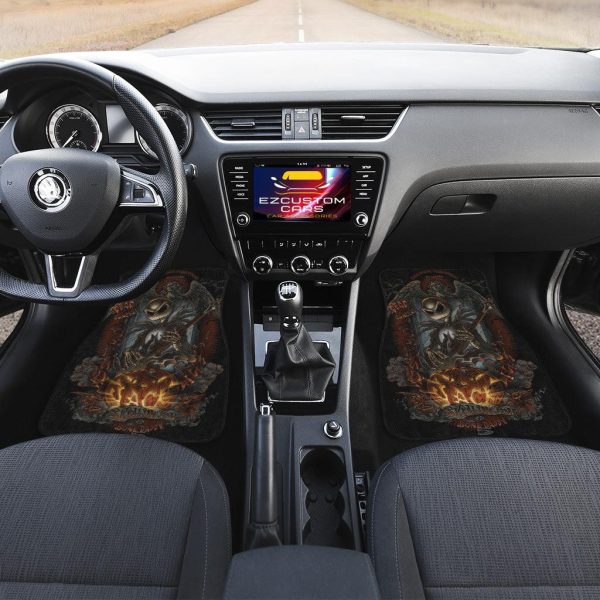 the nightmare before christmas car accessories halloween car floor mats jack skellington on guitar ezmgl