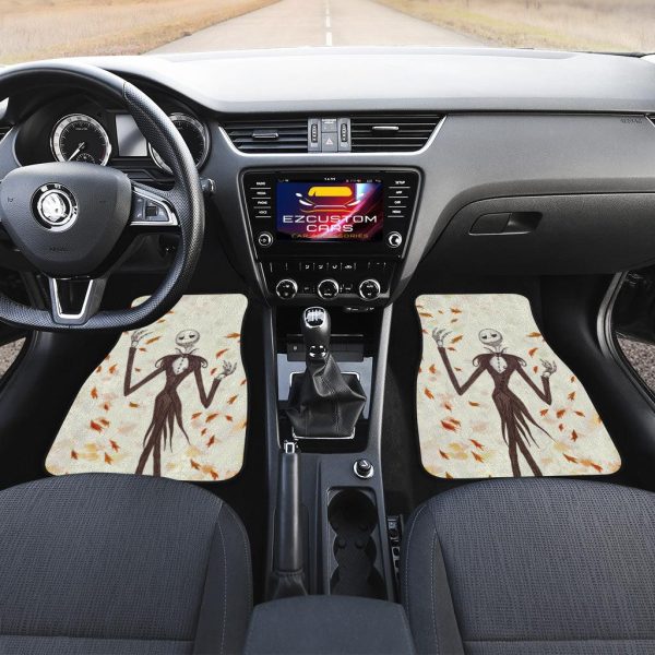 the nightmare before christmas car accessories halloween car floor mats leaf autumn jack skellington o5pgl