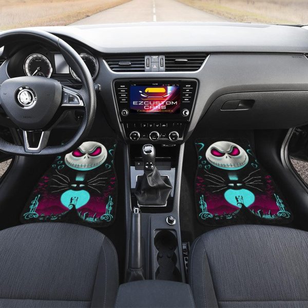 the nightmare before christmas car accessories halloween car floor mats love jack skellington atq0h