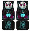 The Nightmare Before Christmas Car Accessories Halloween Car Floor Mats Love Jack Skellington