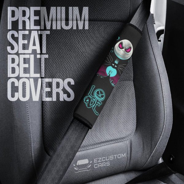 the nightmare before christmas car accessories halloween seat belt covers love jack kellington yzh8k