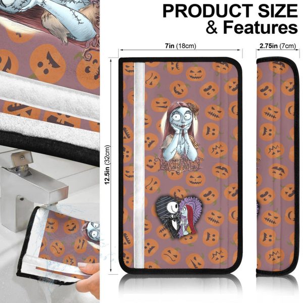 the nightmare before christmas car accessories halloween seat belt coverssally happy v58cg