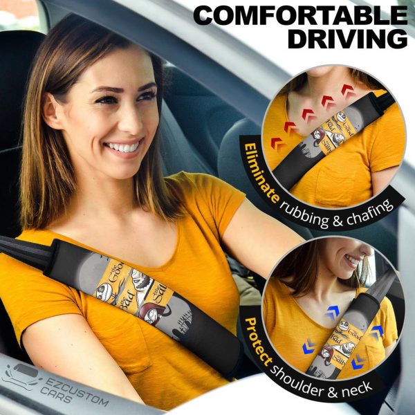 The Nightmare Before Christmas Car Accessories Halloween Seat Belt CoversSally Happy