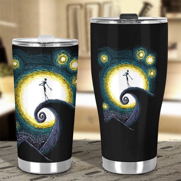the nightmare before christmas tumbler halloween cup car accessories jack skellington art 7fb7e