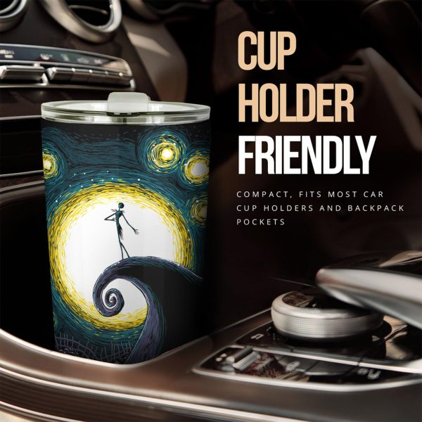 the nightmare before christmas tumbler halloween cup car accessories jack skellington art s1sfs