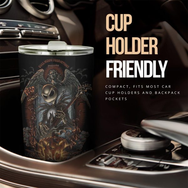 the nightmare before christmas tumbler halloween cup car accessories jack skellington on guitar 1cegq