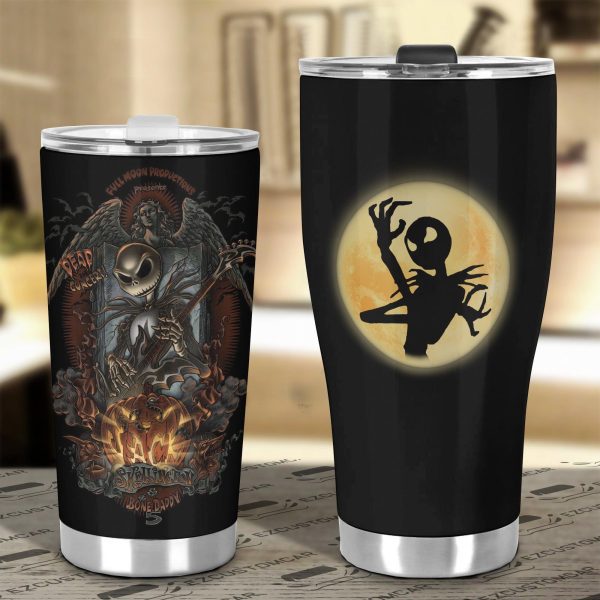 the nightmare before christmas tumbler halloween cup car accessories jack skellington on guitar d92kf