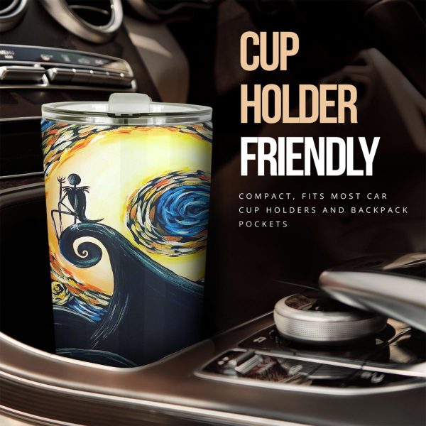 the nightmare before christmas tumbler halloween cup car accessories jack skellington sad ounll