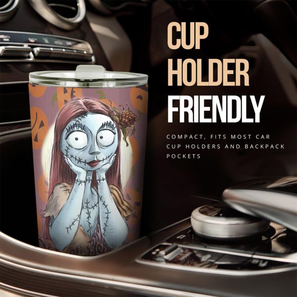 the nightmare before christmas tumbler halloween cup car accessories sally happy nkamd