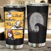 The Nightmare Before Christmas Tumbler Halloween Cup Car AccessoriesThe Good, The Bad and The Sally