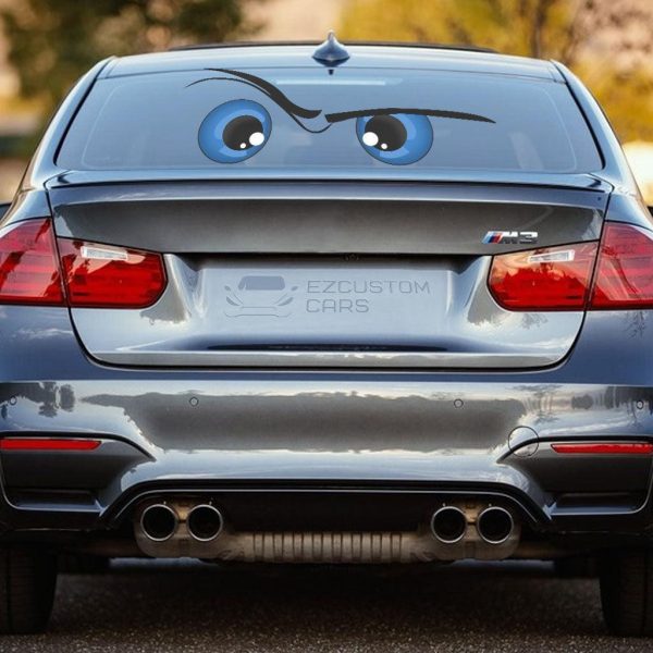 the rock eyes cartoon custom car sticker lr3r6