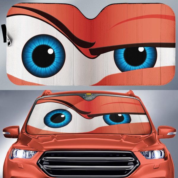 the rock eyes cartoon custom car windshield sunshades 42win