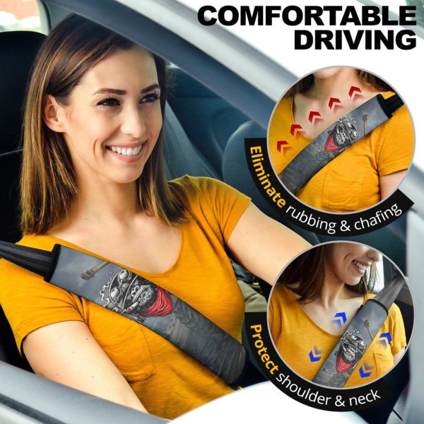 the war monkey seat belt covers custom animal car accessories cadfv