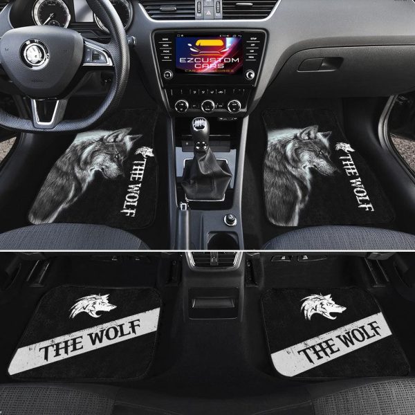 the wolf car floor mats custom animal car accessories xorux