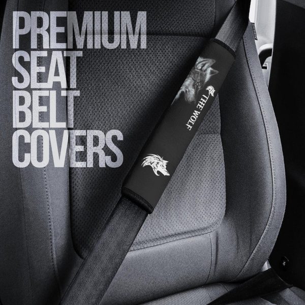 the wolf seat belt covers custom animal car accessories y7fcq
