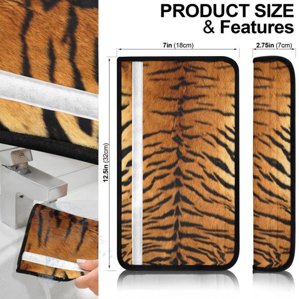tiger s kin seat belt covers custom animal car accessories xnvle