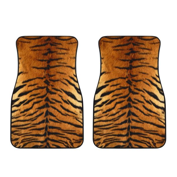 tiger skin car floor mats custom animal car accessories uhwbk