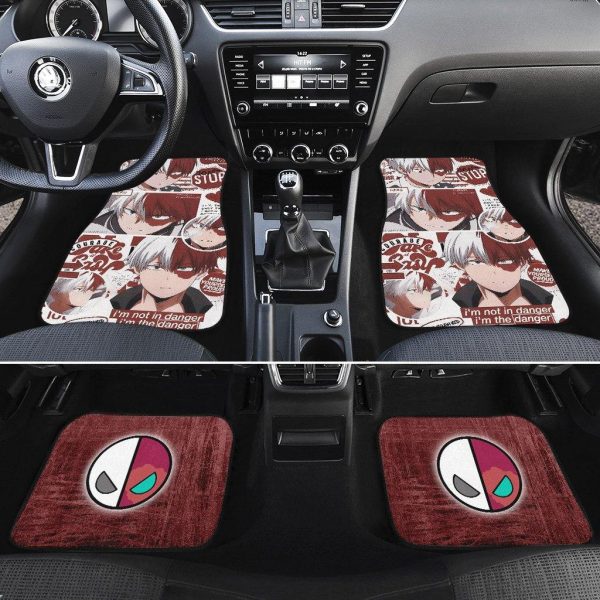 todoroki manga car floor mats anime my hero academia fan gift eskko