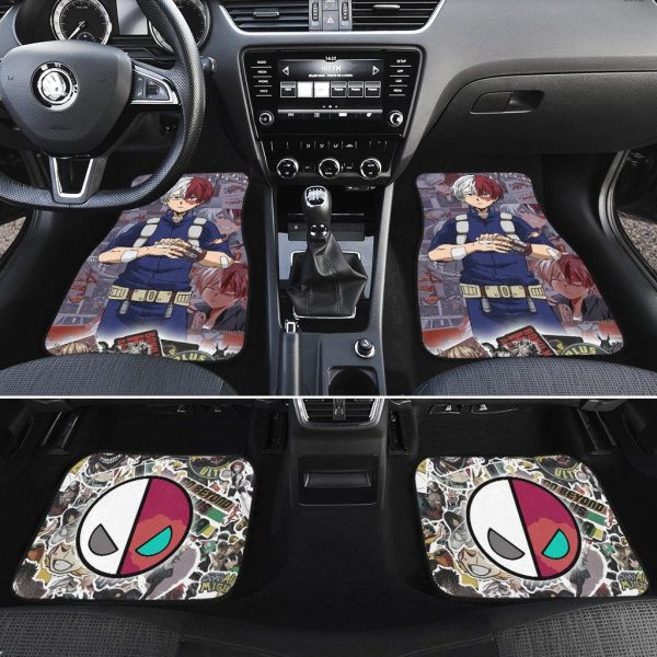 todoroki my hero academia manga car floor mats anjcn