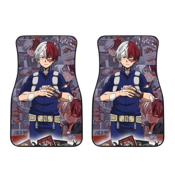 Todoroki My Hero Academia Manga Car Floor Mats
