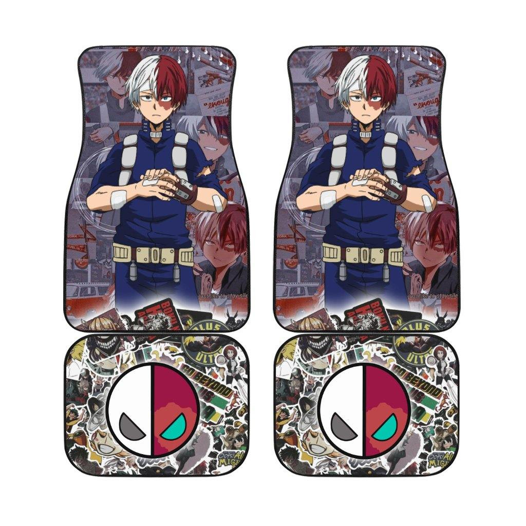 Elevating Comfort and Style Car Interior Design and Maintenance 8 Todoroki My Hero Academia Custom Car Floor Mats