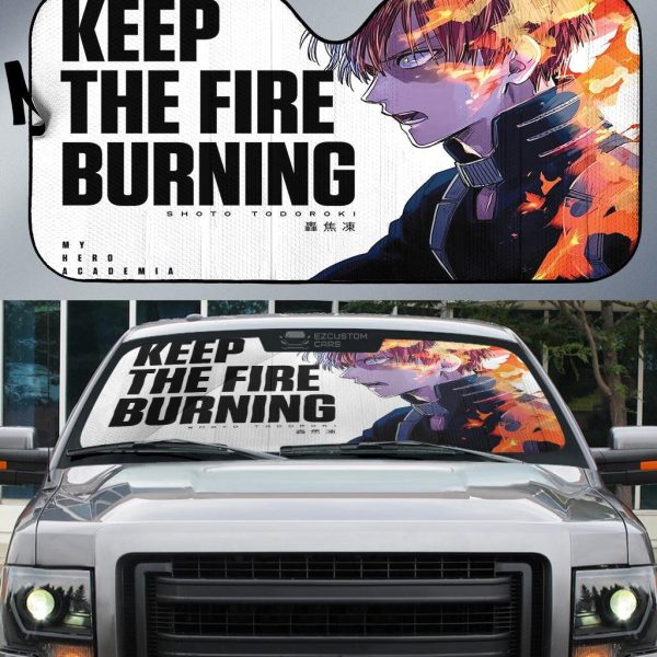 Todoroki Shoto My Hero Academia Anime Car Windshield Sun Shade Todoroki Shoto My Hero Academia Anime Car Windshield Sun Shade