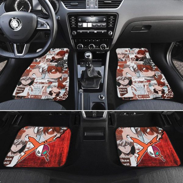 todoroki x bakugo manga aesthetic car floor mats anime my hero academia odsfe