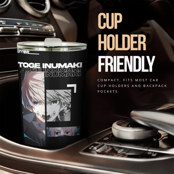 toge inumaki car tumblers cup custom jujutsu kaisen anime car accessories 1z93j