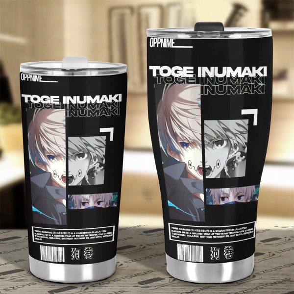 toge inumaki car tumblers cup custom jujutsu kaisen anime car accessories zdfh8