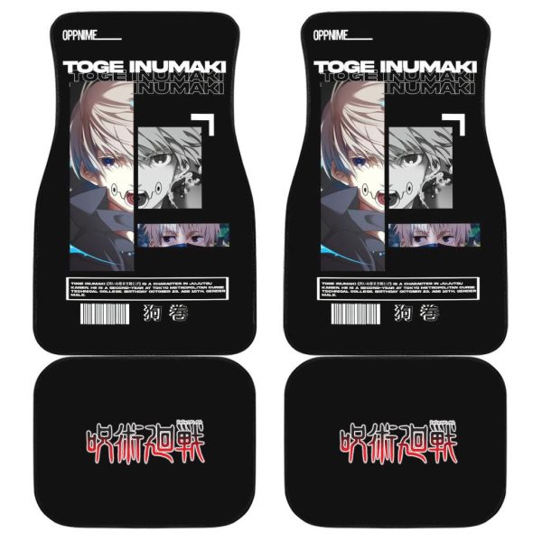 Toge Inumaki Jujutsu Kaisen Car Floor Mats