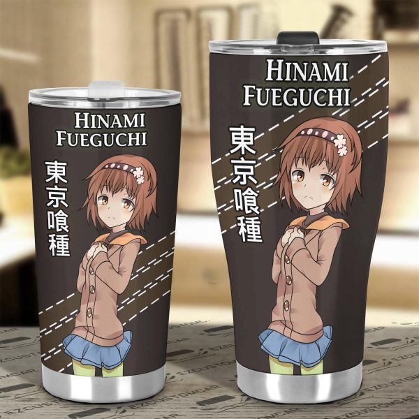 tokyo ghoul car accessories anime car tumblers cup hinami fueguchi kqhok